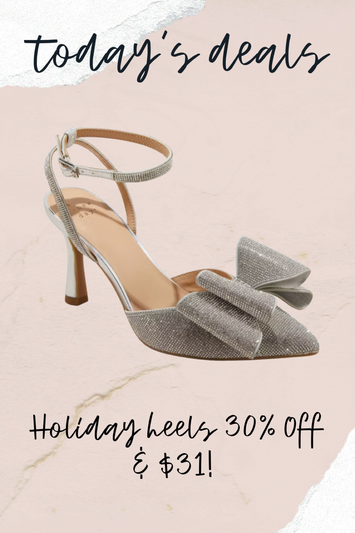 Holiday heels, bow heels 

#LTKSaleAlert #LTKShoeCrush #LTKHoliday
