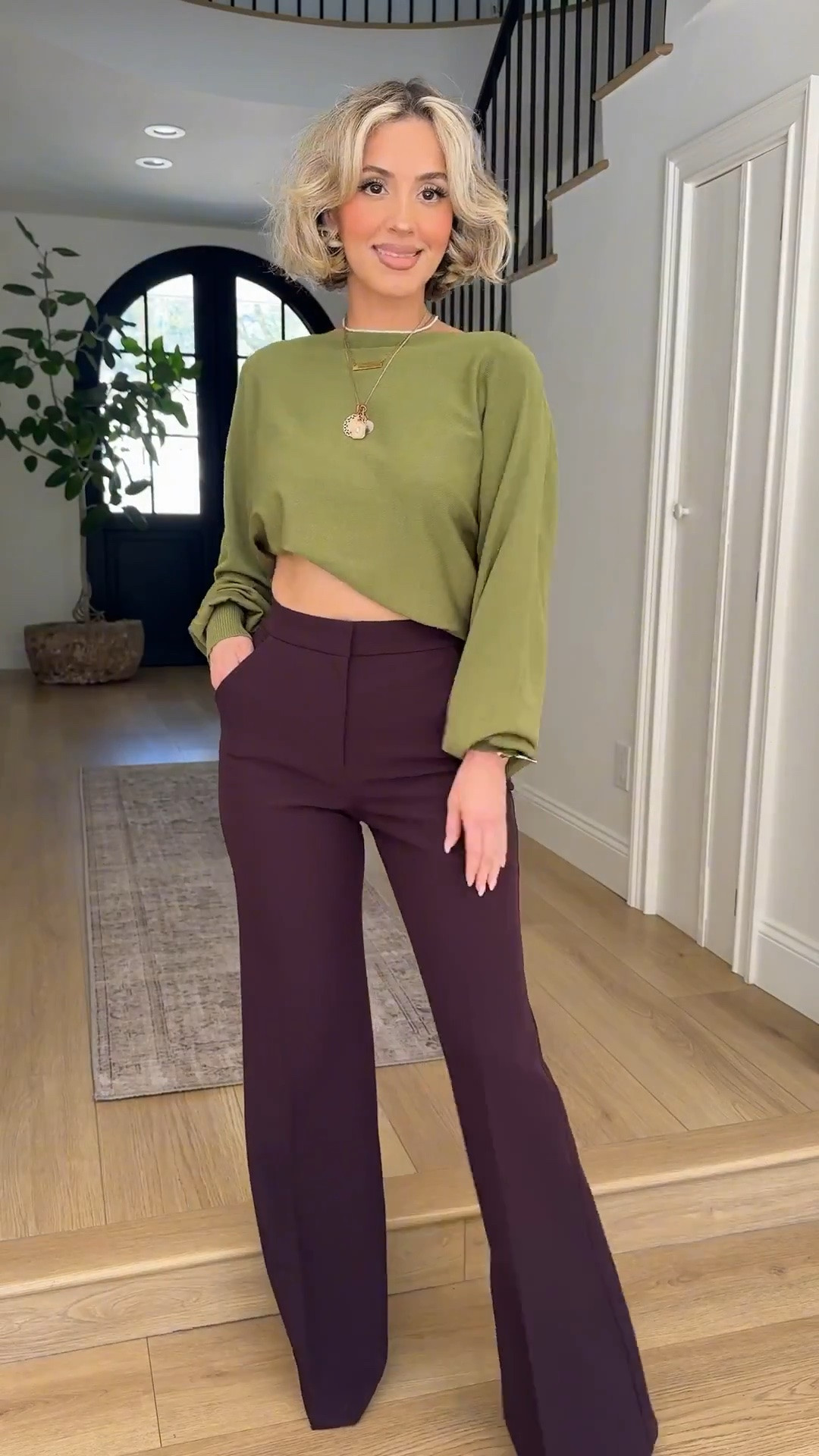 SALE ALERT 👀 Fall color combos I’m loving right now 🍂🤎 These @Express xpress sweaters are SO good for the season—from cozy cable knits to easy everyday styles that make playing with color so much fun. I styled them with rich burgundy, chocolate brown, gray, camel, red + a few unexpected pops of color. Which combo is your favorite? #ExpressPartner #DressToExpress 

Size 2 in bottoms
XS in sweaters

#LTKgrwm #LTKootd #LTKU