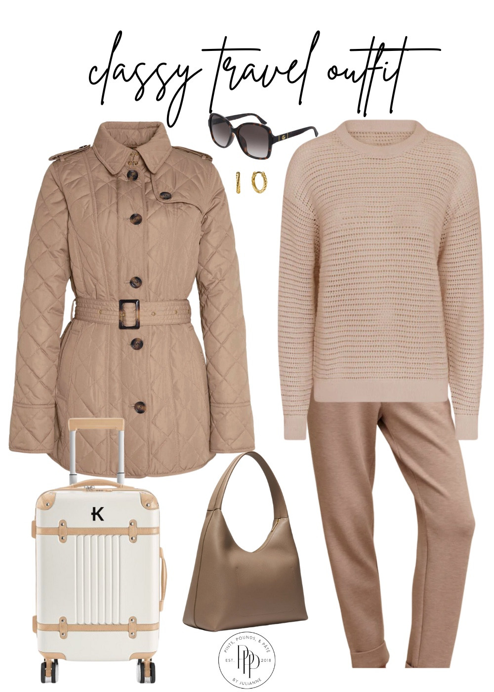 Classy travel monochrome outfit #travel #traveloutfit #travelday #airportoutfit

#LTKTravel