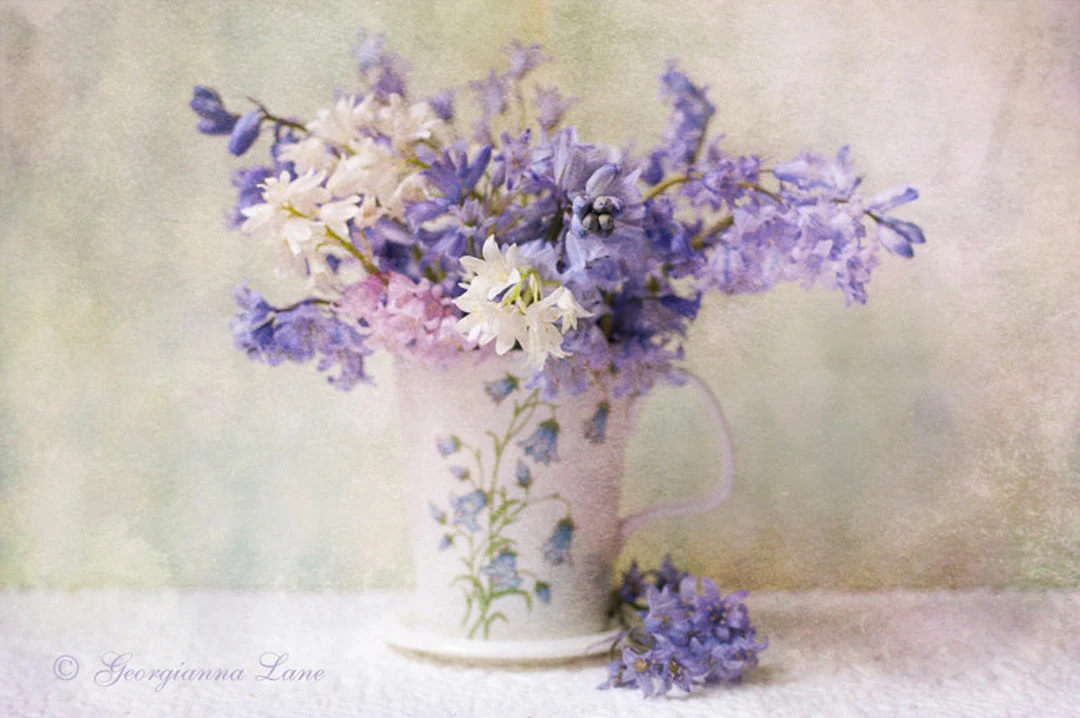 Floral Still Life Photography Bluebell Fantasy Romantic - Etsy | Etsy (US)