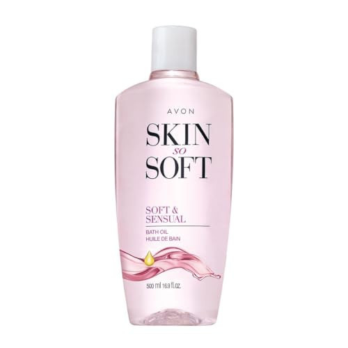 Avon Skin So Soft Soft & Sensual Bath Oil 16.9 oz - Argan Oil Infused Shower Oil for Women, After Shower Body Oil for Dry Skin, Hydrating Body Oil Mist with Spicy Floral Scent | Amazon (US)