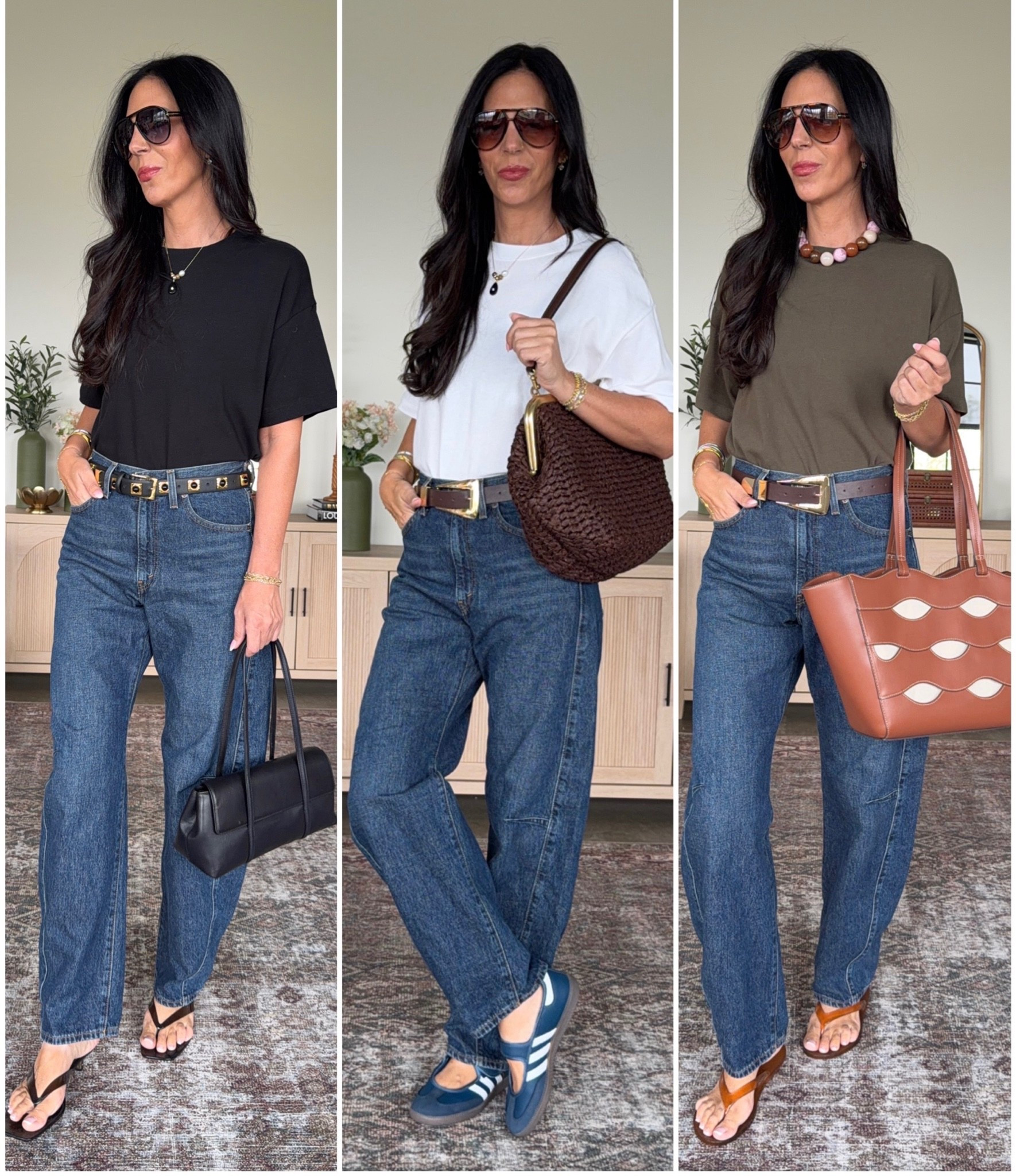 @Target @Levi denim paired with the best $15 vintage tee - relaxed fit
Denim has a snap adjustable waist - TTS 
Tee - wearing a small and TTS

#LTKU #LTKOver40 #LTKmomlife
