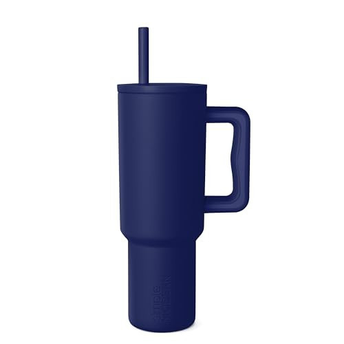 Simple Modern 40 oz Tumbler with Handle and Straw Lid | Leak-Proof Insulated Stainless Steel Water Bottle Travel Mug Cupholder Use | Gifts for Women Men Him Her | Trek Signature | Into The Night | Amazon (US)