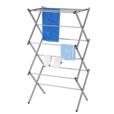 Style Selections 41.34-in x 22.64-in x 14.57-in Freestanding Metal Laundry Organizer Lowes.com | Lowe's