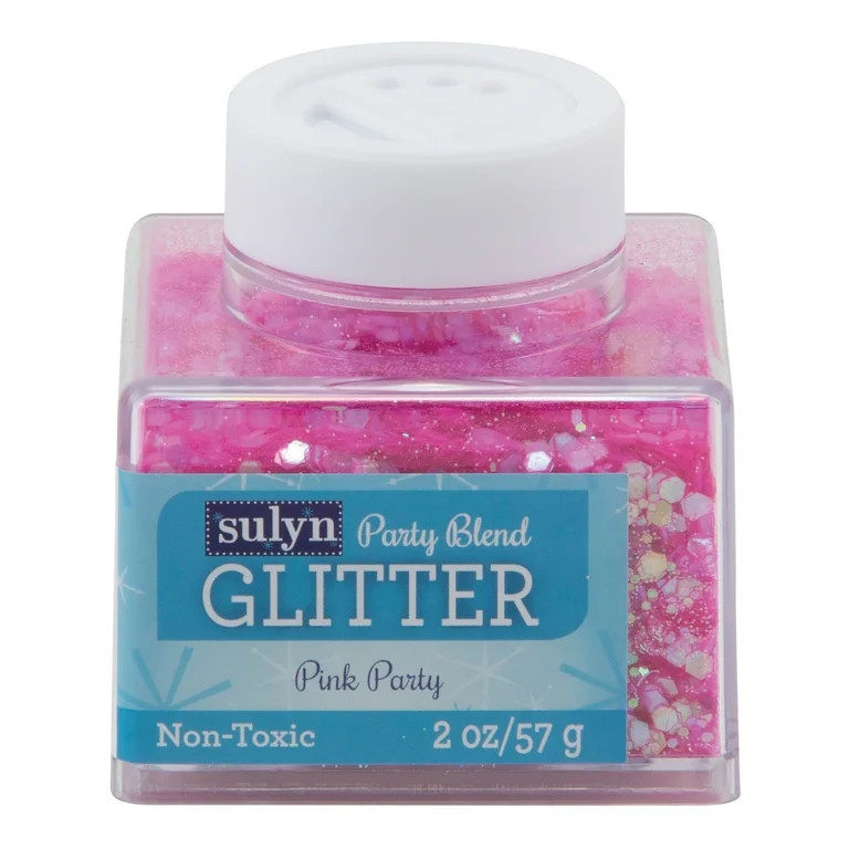 Sulyn Party Blend Glitter for Crafts, Hot Pink, 2 oz | Walmart (US)