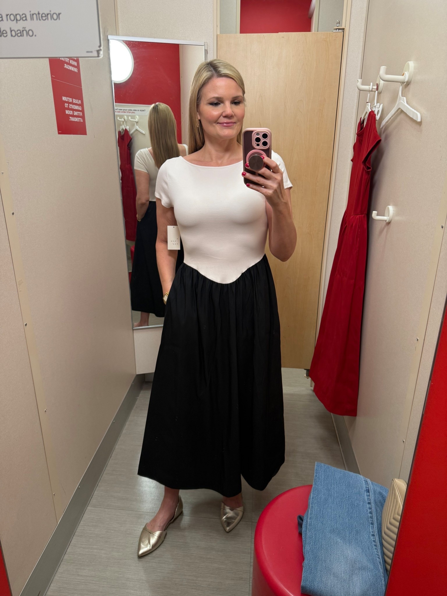 Sale alert! Black and white midi maxi dress is now $27, marked down from $45! I’m in the small  

#LTKootd #LTKSaleAlert #LTKCyberWeek