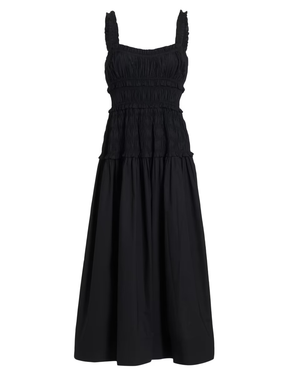 Marianne Smocked Midi-Dress | Saks Fifth Avenue