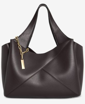 I.n.c. International Concepts Lydiah Large Tote Bag, Exclusively at Macy's - Chocolate Plum | Macy's