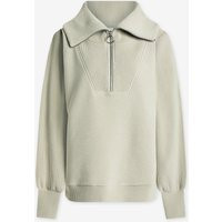 Vine in Black | Ottoman Rib Half-Zip Pullover | VARLEY USA, Abbey Stone / XXS | Varley US