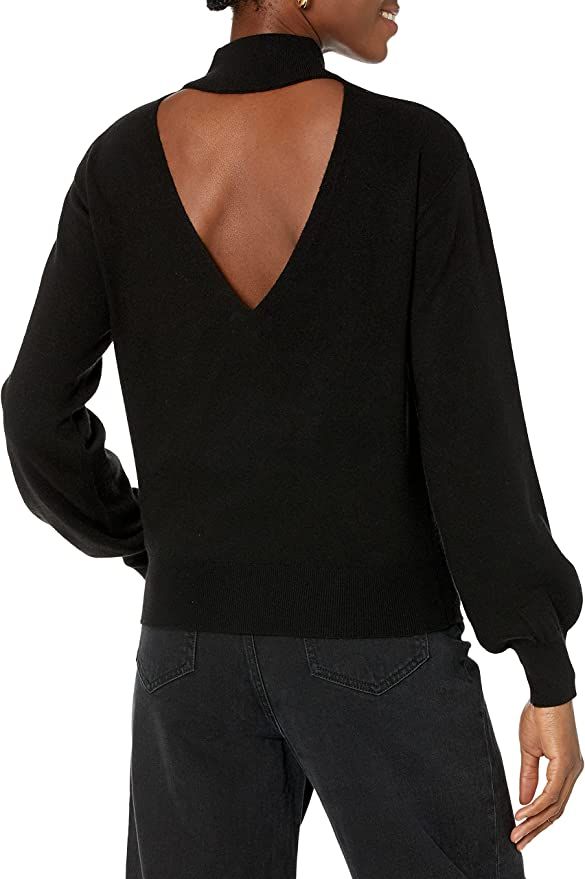 Amazon.com: The Drop Women's Jaclyn Cutout Back Turtleneck Pullover, Black, XXS : Clothing, Shoes... | Amazon (US)