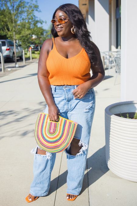 Nothing says Summer like fun, bright and bold colors!! This cropped woven top is a must and can easily be dressed up or down. To bring in even more color, I added this fun rainbow bag!


#LTKSeasonal #LTKFind