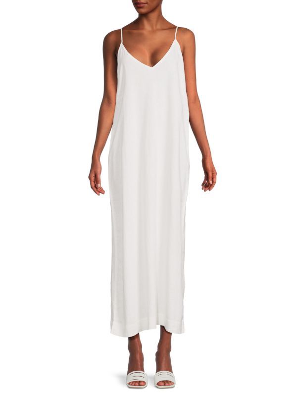 ​Linen Maxi Slip Dress | Saks Fifth Avenue OFF 5TH