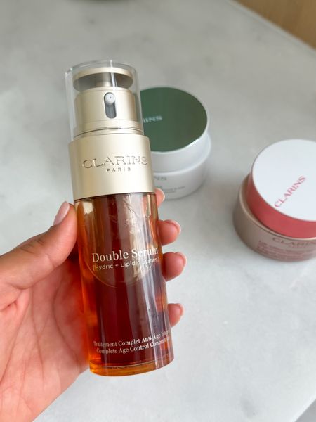 Snag the Clarins Double Serum up to 20% off during the Sephora Savings Event. If you struggle with dull skin, I love the radiance this serum brings to my skin! Code YAYSAVE 

@clarinsusa @Sephora #sephora #clarins #clarinspartner

#LTKxSephora #LTKsalealert