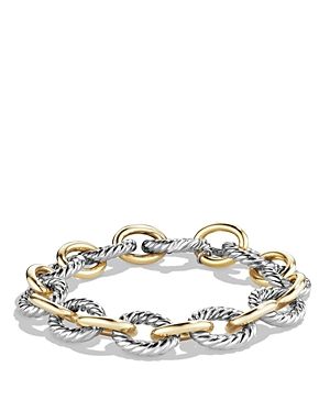 David Yurman Oval Large Link Bracelet with Gold | Bloomingdale's (US)