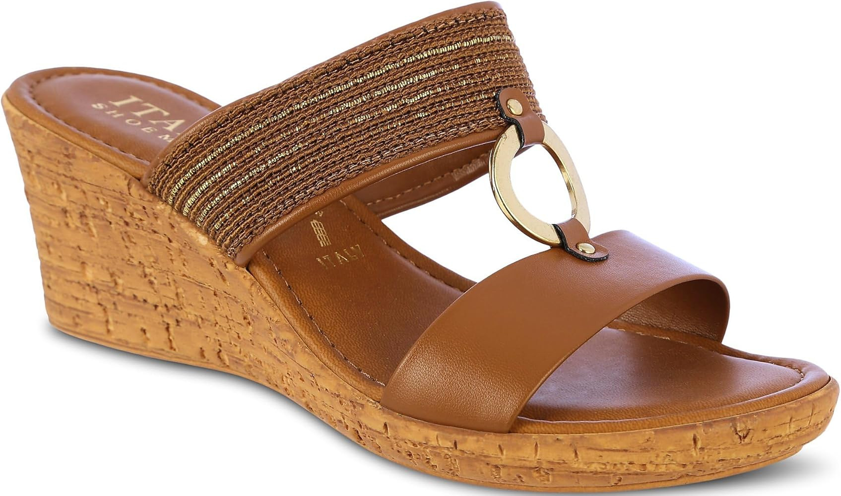 ITALIAN Shoemakers Womens Ligths Wedge Sandals | Amazon (US)