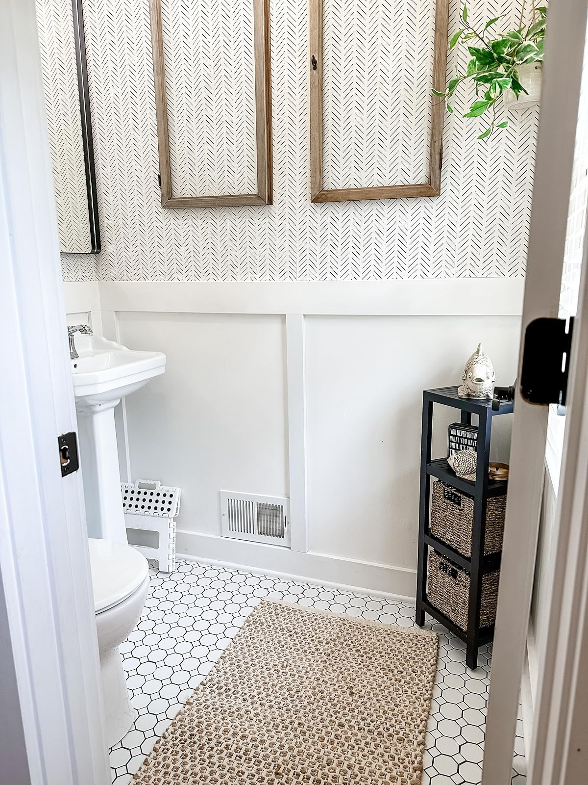 Bathroom rug. Jute Natural. Neutral. Comfy to walk on. Thin enough for under a door. #amazonhome | Amazon (US)