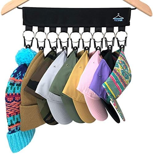 The ORIGINAL PackHat USA XL Cap Organizer Hanger, 9 Baseball Cap Holder, Hat Organizer For Closet... | Amazon (US)