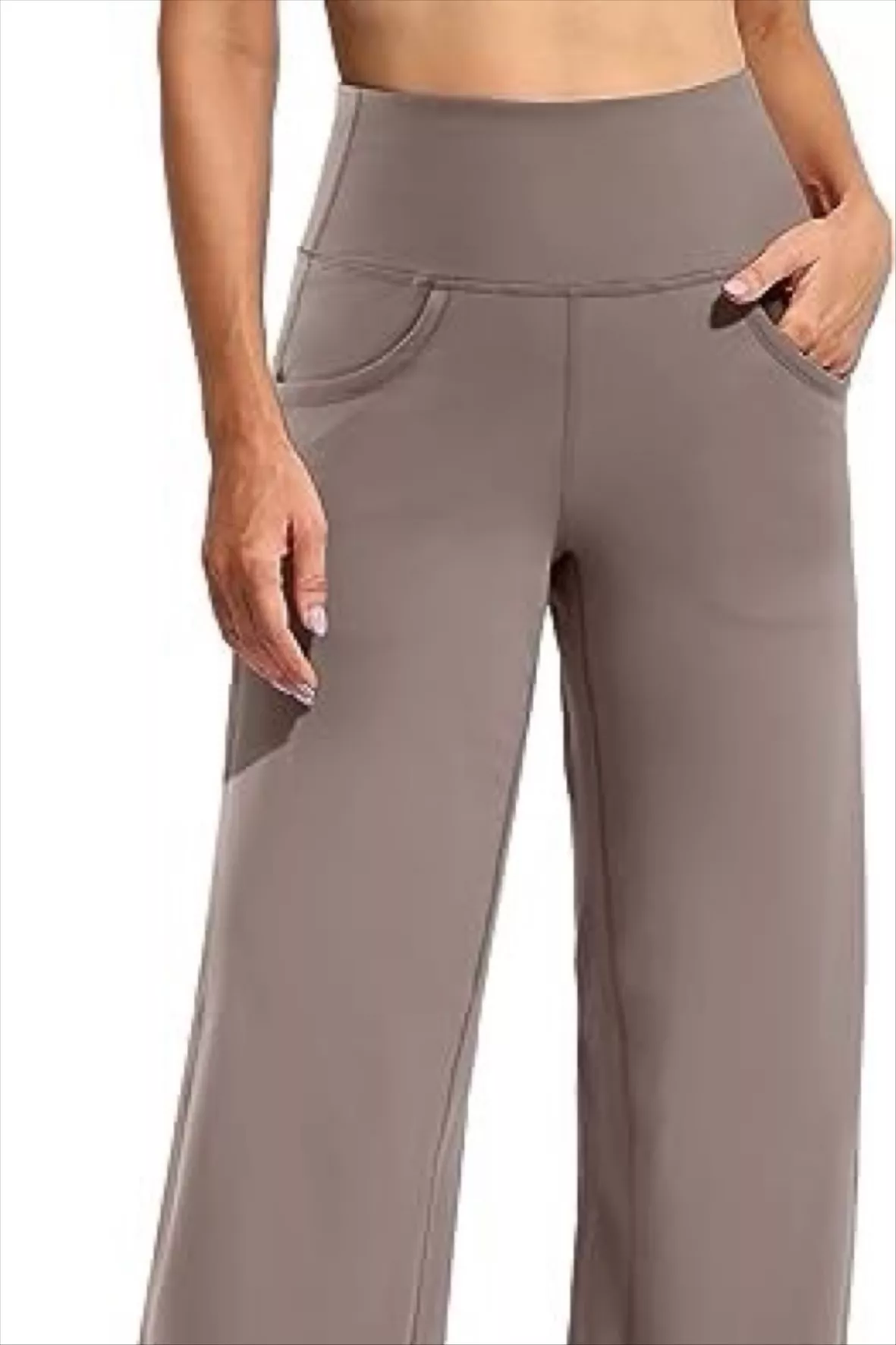 Promover Women's Yoga Pants Bootcut with Pockets High Waist