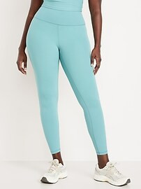High-Waisted StudioSmooth 7/8 Leggings | Old Navy (CA)