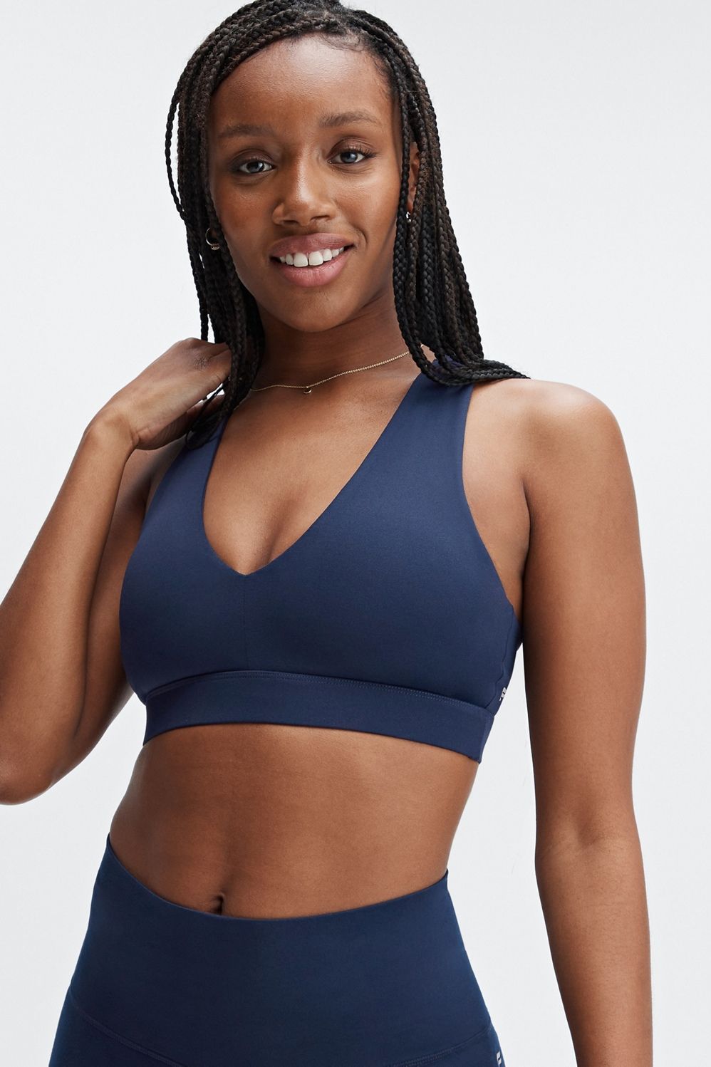 On-The-Go Midi Medium Impact Sports Bra | Fabletics - North America