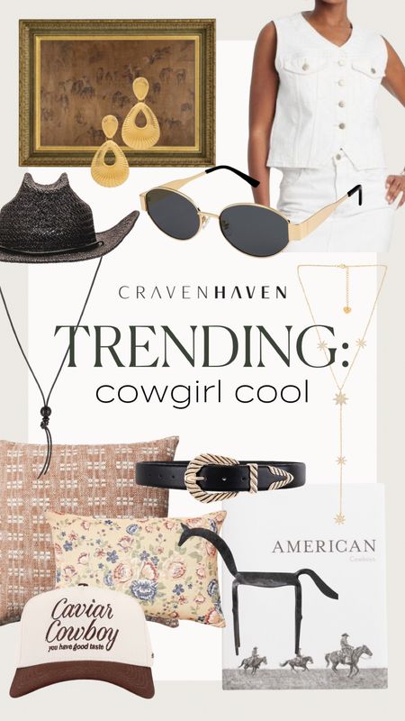 This ain’t Texas 😉 If you’re tipping your toe into the western trend in your home or personal style, these subtle and chic pieces are giving cool cowgirl in a very effortless wayy

#LTKhome #LTKsalealert #LTKstyletip