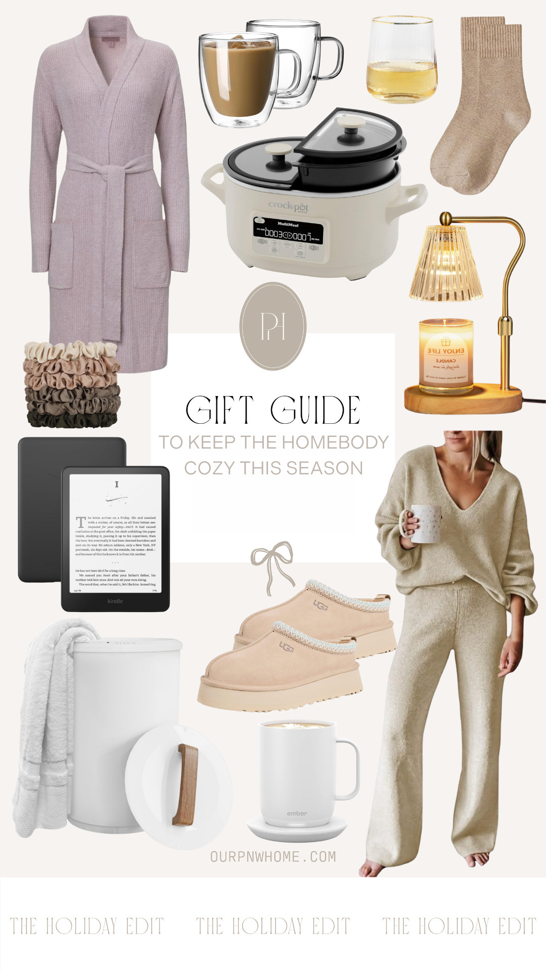 Amazon finds that the homebody in your life will love for the holidays!

holiday gifts guide, gifts for the homebody, gifts for the cozy girl, robe, loungewear, pajamas, matching set, neutral socks, UGG slippers, clog slippers, multi-meal crockpot, Kindle paperwhite, e-reader, satin scrunchies, coffee mugs, wine glasses, candle warmer, towel warmer, temperature controlled mug 

 #LTKGiftGuide #LTKHoliday #LTKselfcare