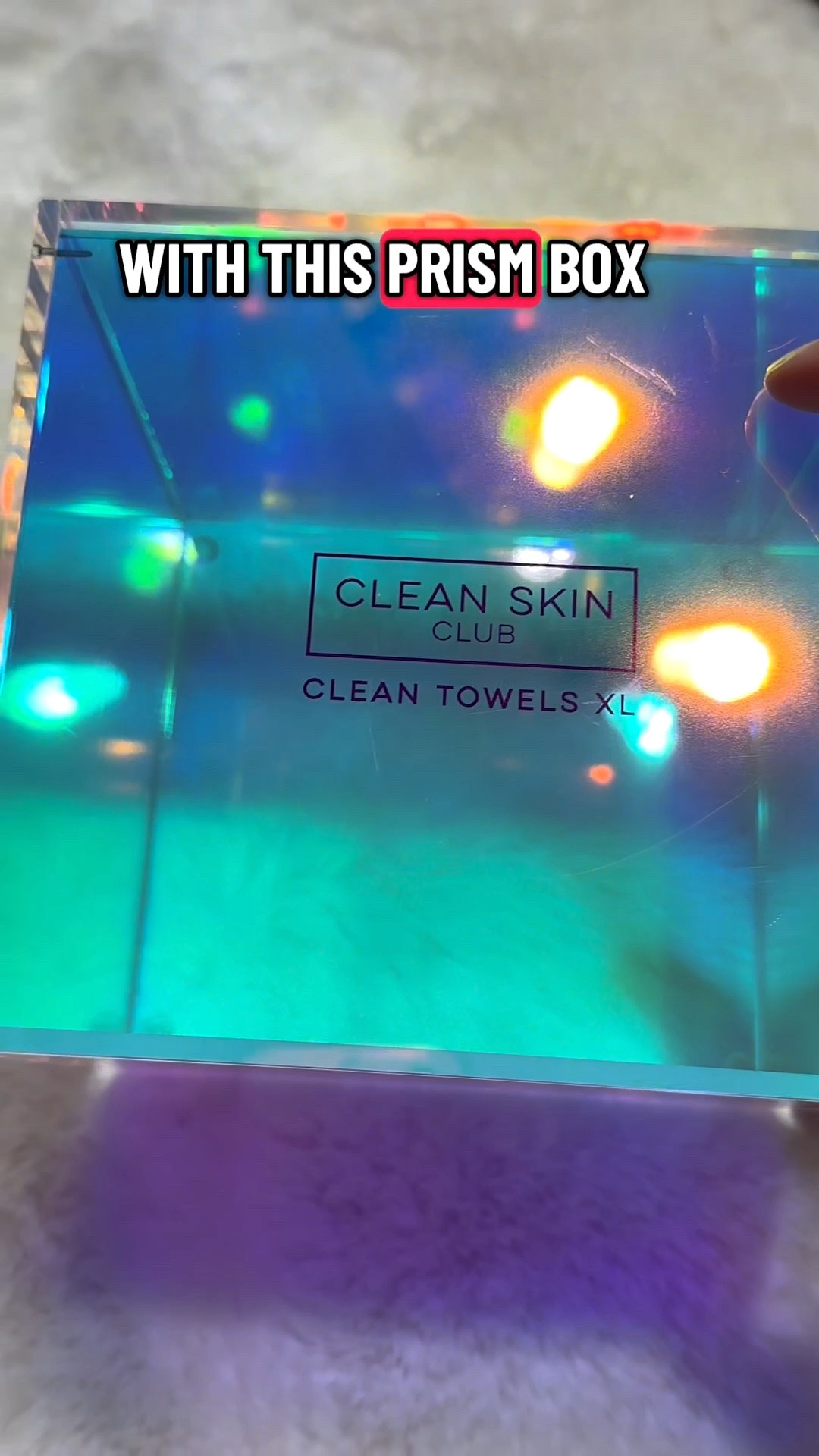 A bold, colorful countertop box that holds 50 Clean Towels XL while adding instant style to your bathroom. The Prism Box keeps towels clean, organized, and within reach while brightening your space with a fun, eye-catching design.
 

#LTKFindsUnder50 #LTKBeauty #LTKselfcare