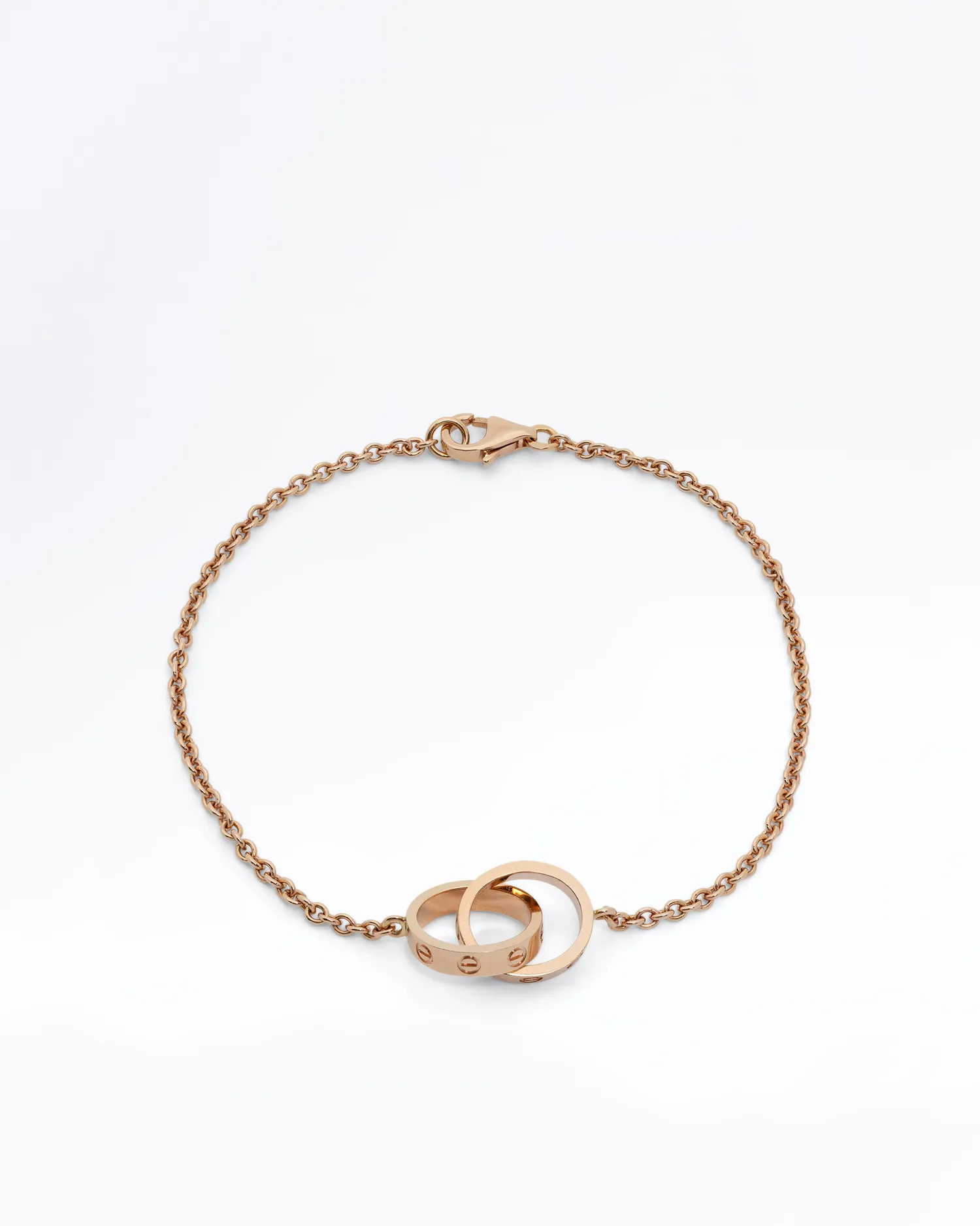 Interlocking Love Bracelet on Chain | Vivrelle