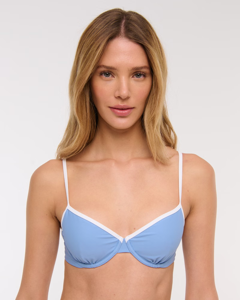 90s Clean Underwire Bikini Top | Abercrombie & Fitch (US)