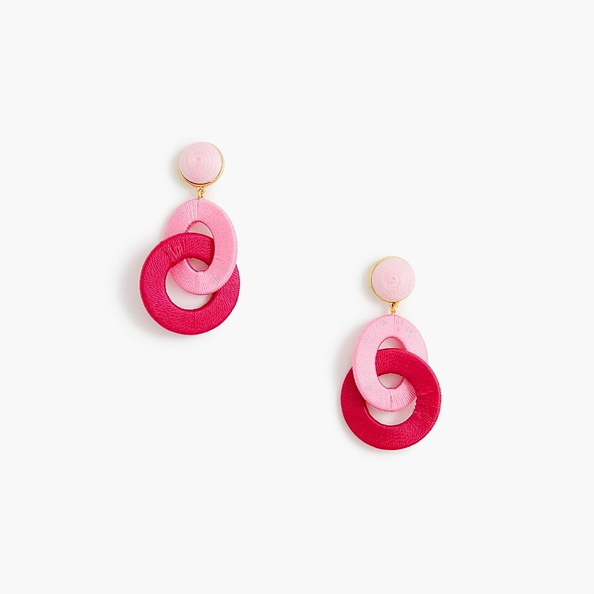 Interlocking drop earrings | J.Crew Factory