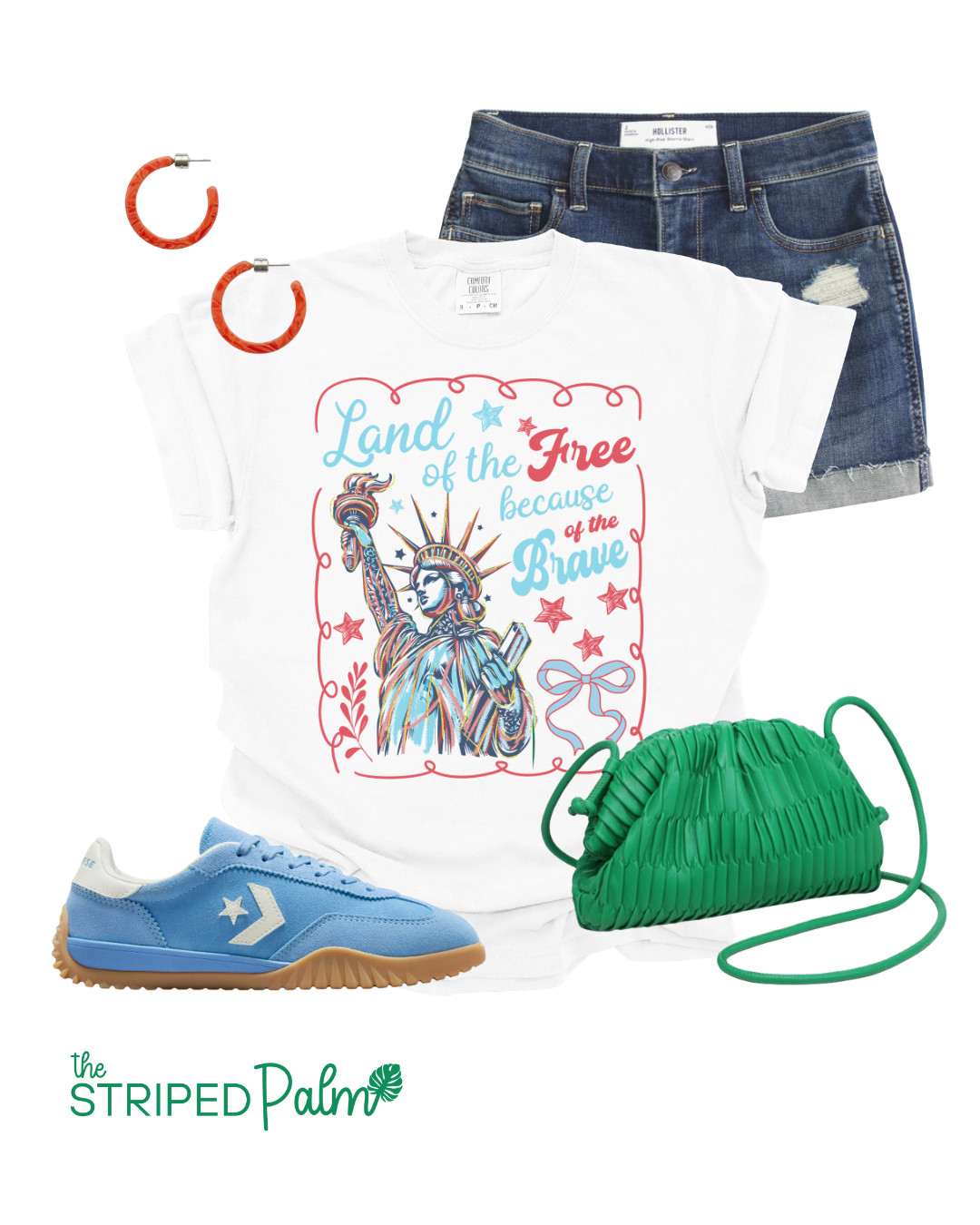 Sweet land of liberty with a touch of vintage flair 🎇
This soft tee brings bold spirit and heartfelt homage, featuring a hand-drawn Lady Liberty framed in retro scrolls, stars, and a charming bow. The script reads: "Land of the free because of the brave"—a tribute wrapped in red, white, and sky blue.

Made for parades, porch swings, and proud hearts everywhere. 

 

#LTKSummerEdit #LTKOver40 #LTKFindsUnder50