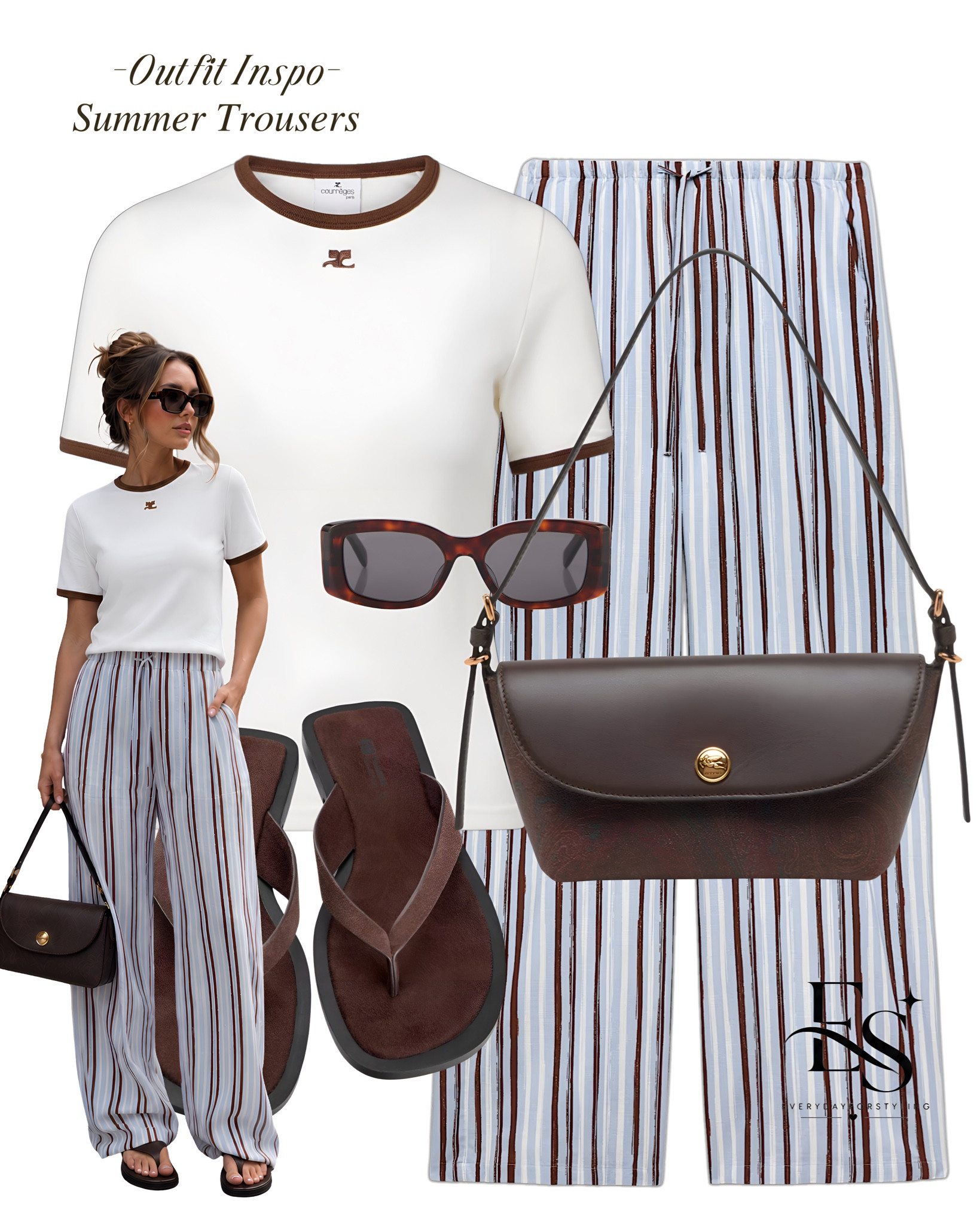 Summer Trouser Outfit 🤎

#LTKSeasonal #LTKootd #LTKTravel