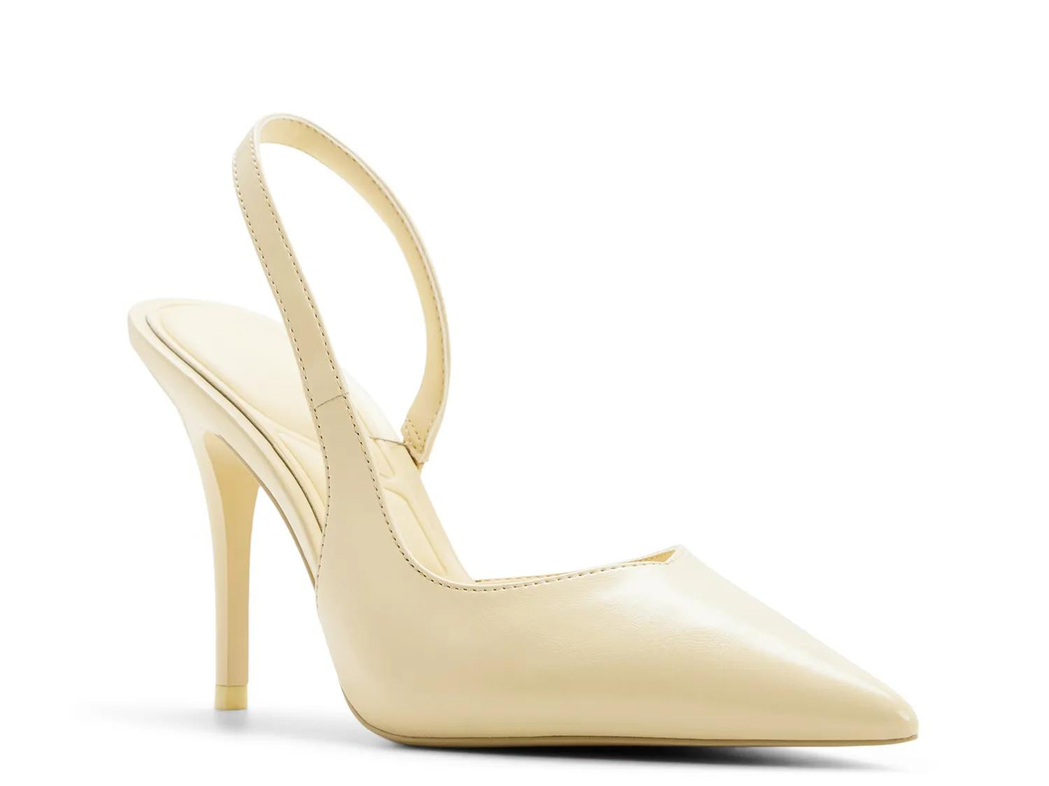 Aldo Amilie Pump | Women's | Light Yellow | Size 6.5 | Pumps | Slingback | DSW