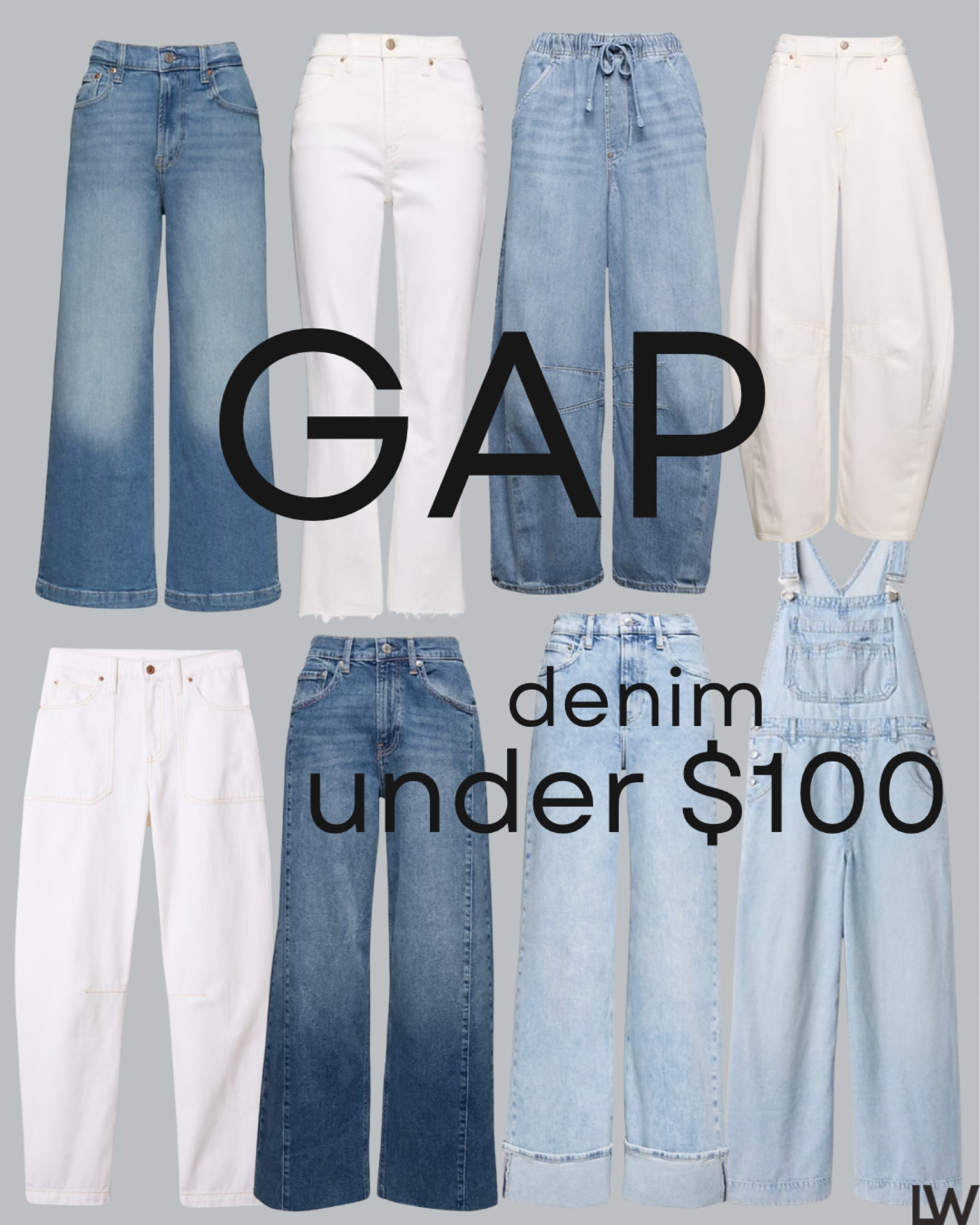 my {under $100} denim picks from @gap 🤎 now through 2/10 take 25-50% off all Gap denim and use my code LEIGH15 for 15% off your order! #howyouweargap #gappartner #ad 