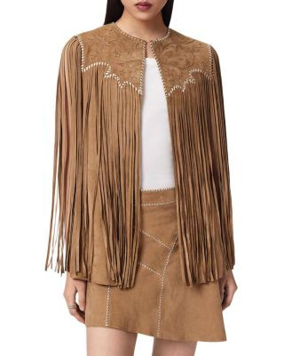 Allsaints Carter Tassel Suede Vest | Bloomingdale's (US)