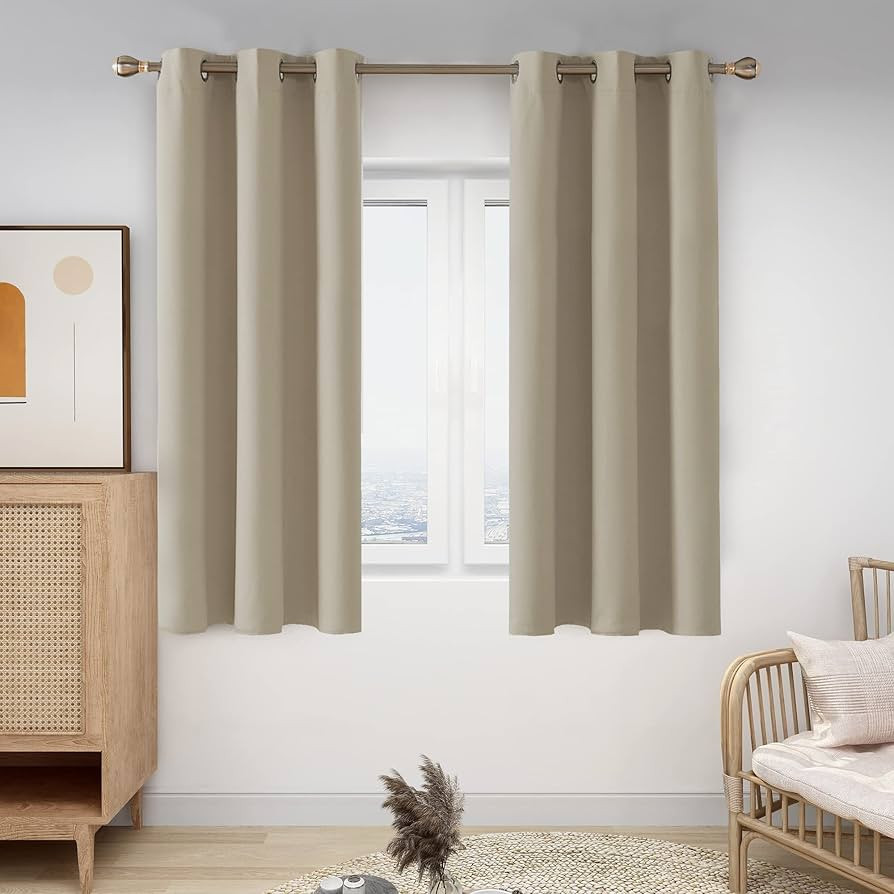 Deconovo Room Darkening Thermal Insulated Grommet Blackout Window Curtains for Living Room Curtai... | Amazon (CA)