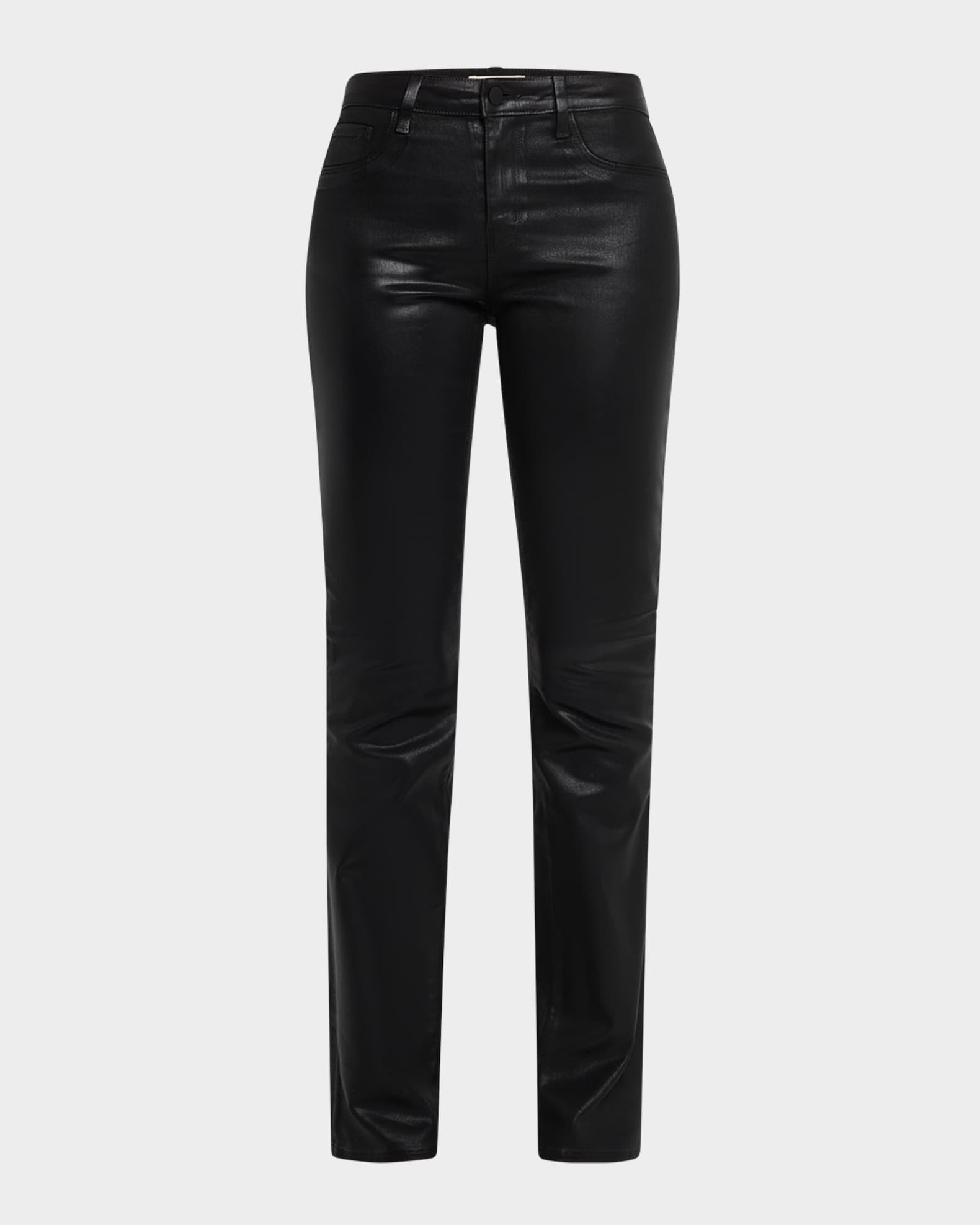 Selma High-Rise Sleek Baby Boot Jeans | Neiman Marcus