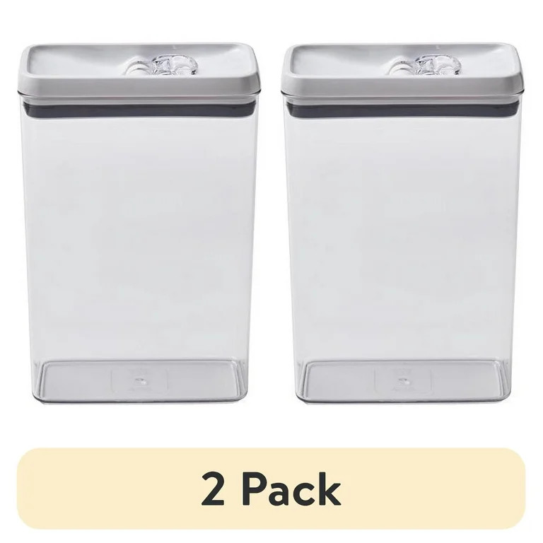 (2 pack) Better Homes & Gardens Canister - 18.6 Cup Flip-Tite® Rectangular Food Storage Containe... | Walmart (US)