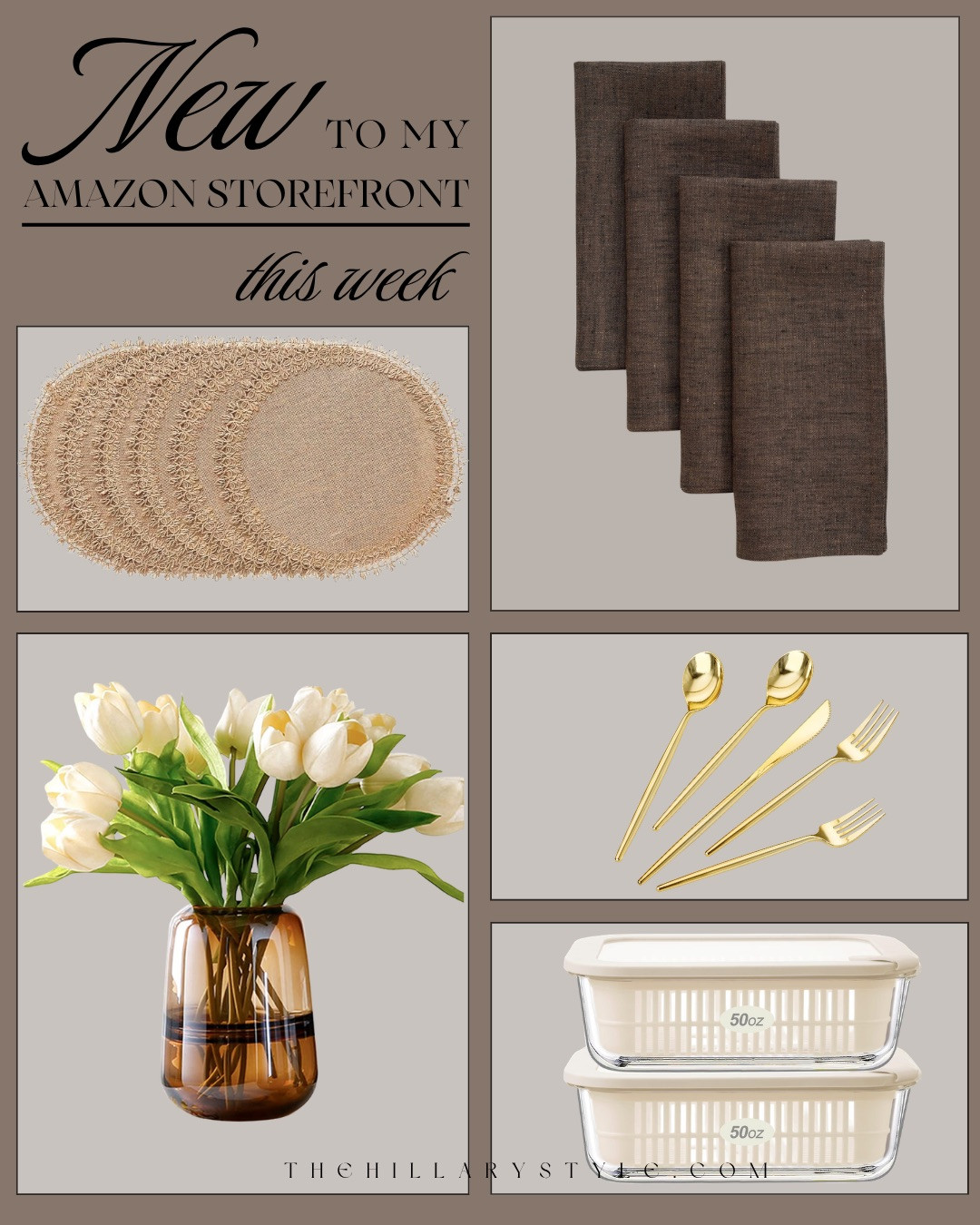 These stylish and practical products will elevate any space. Whether you're hosting a dinner party or simply want to spruce up your kitchen, these items are a great choice! #homedecor #musthaves #affordableluxury #thehillarystyle 

 #LTKSeasonal #LTKOver40 #LTKHome