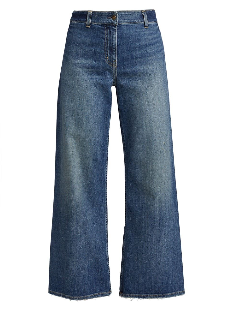 Megan High-Rise Stretch Wide-Leg Jeans | Saks Fifth Avenue