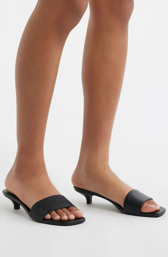 Open Edit Tanner Kitten Heel Slide Sandal (Women) | Nordstrom | Nordstrom