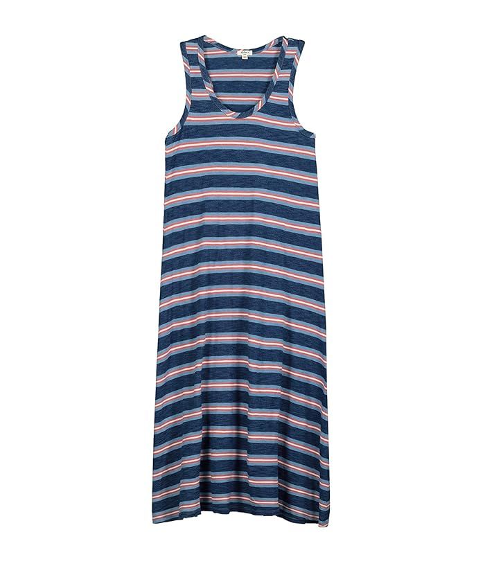 Dylan by True Grit True Blues Long Tank Dress in Coastal Stripe (Indigo) Women's Clothing | Zappos