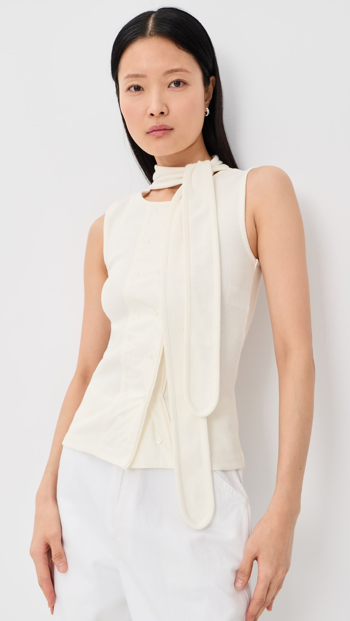 Asymmetrical Fitted Top | Shopbop