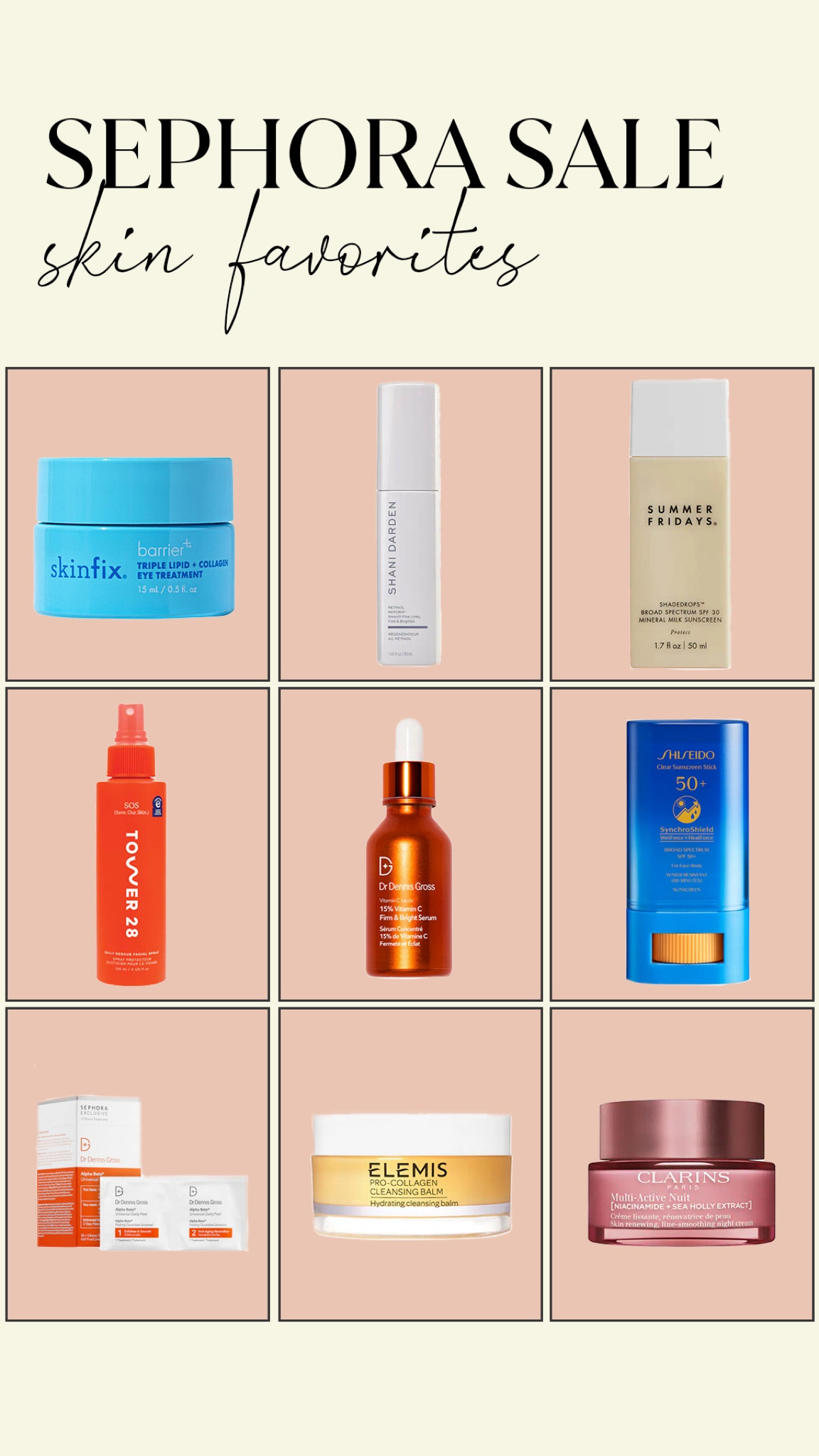 My skincare MUST HAVES from the Sephora sale 

#LTKbeauty #LTKsalealert #LTKxSephora