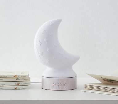 Ceramic Moon Bluetooth® Speaker Nightlight | Pottery Barn Kids | Pottery Barn Kids