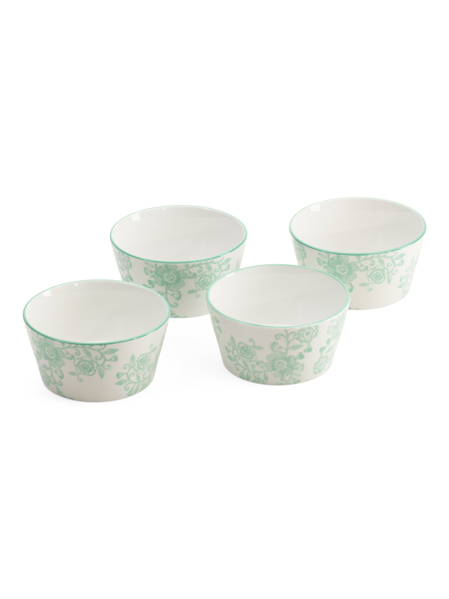 Set Of 4 Claro Dusty Floral Cereal Bowl | TJ Maxx