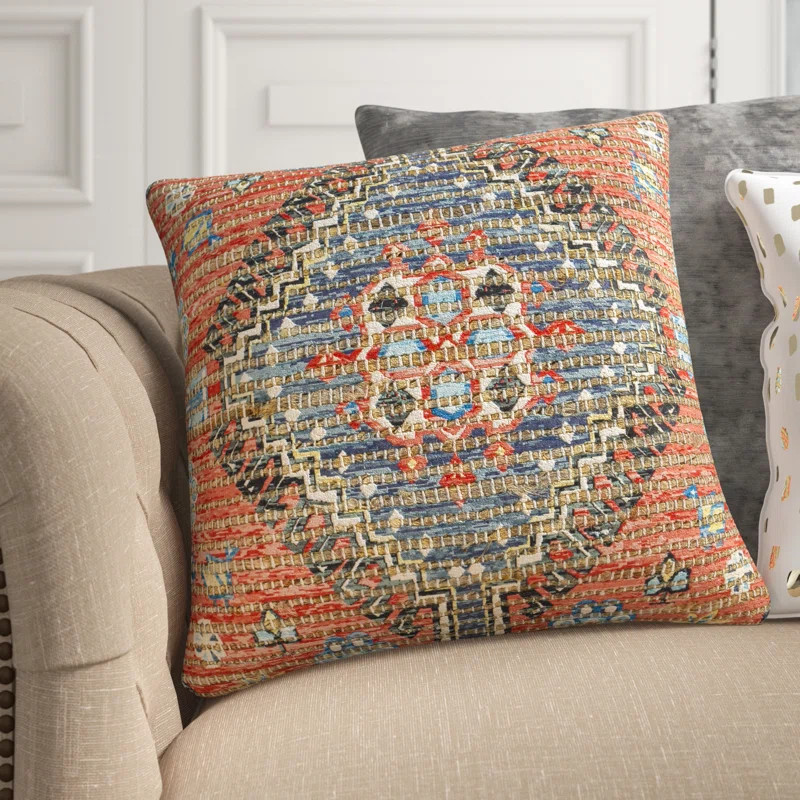 Vince Embroidered Throw Pillow | Wayfair North America