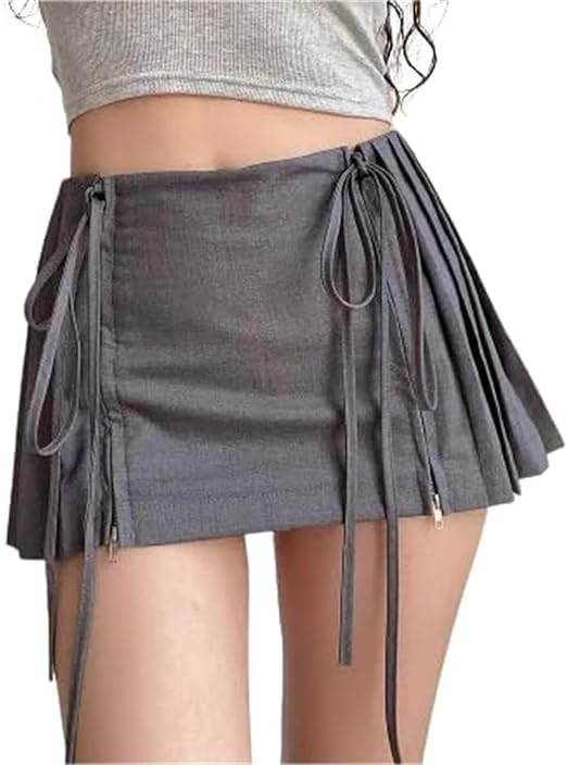 Y2k Pleated Skirt, Low Rise Skirt, Pleated Mini Skirts, Clothe for Women, Mini Skirts | Amazon (US)