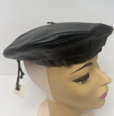 New Men/Women’s Genuine Leather Beret Cap Hat One Size | eBay US