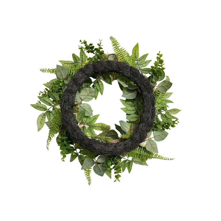 Peonies and Speckled Eggs Wreath, Multicolor, 22", by My Texas House | Walmart (US)